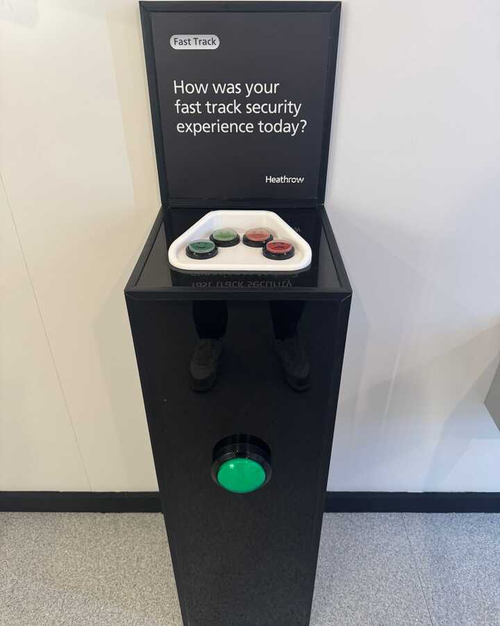 The replication of an airport terminal environment - all part of the immersive learning experience for Heathrow employees