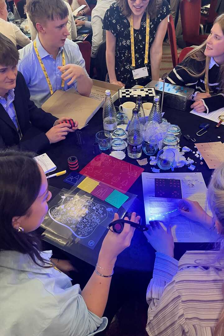 EY conference table top experience Adventure Awaits